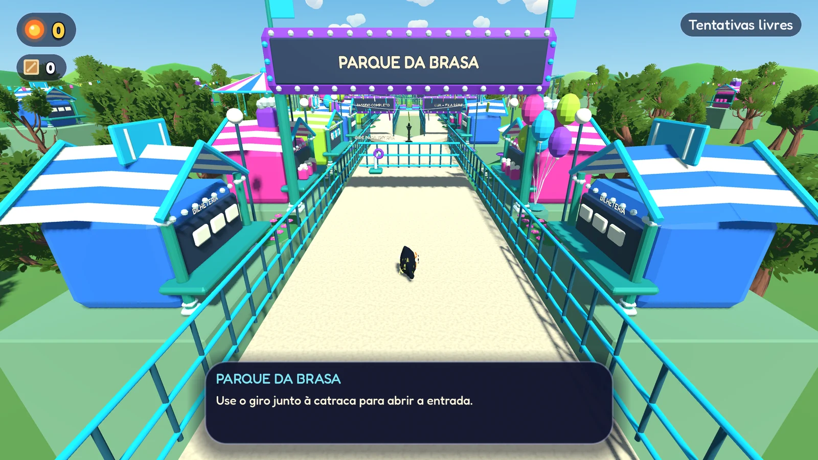Cilada 3D — Captura do jogo
