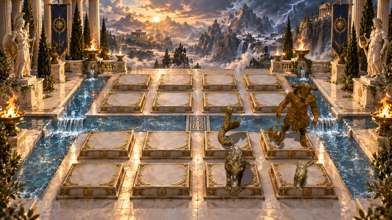 Panteão — Arte do jogo